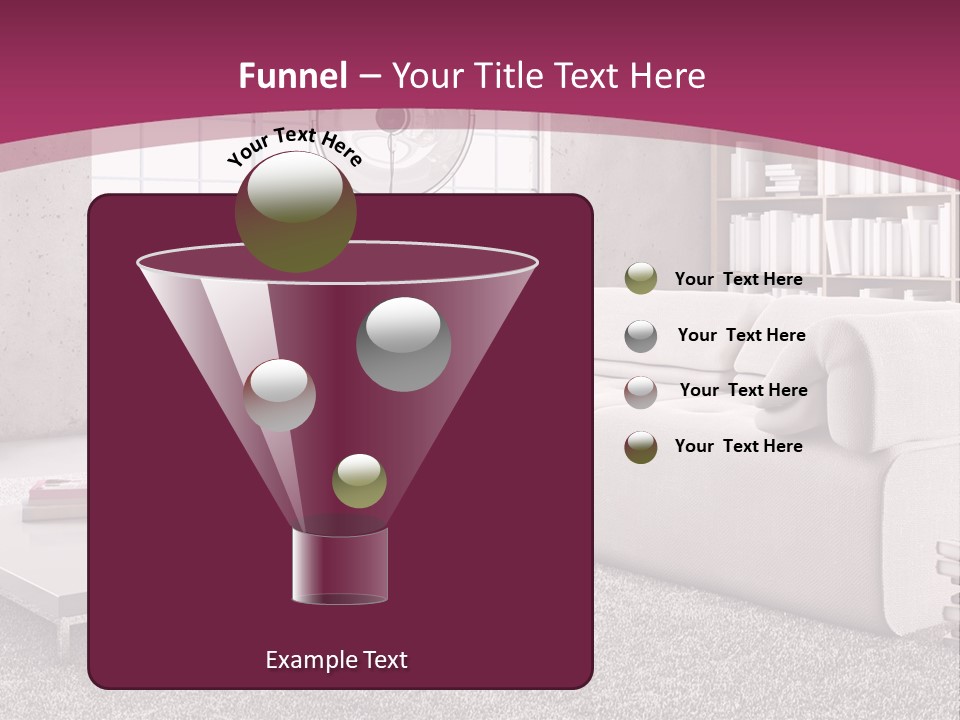 Eleganza Lampada Divano PowerPoint Template