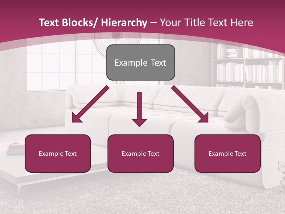 Eleganza Lampada Divano PowerPoint Template