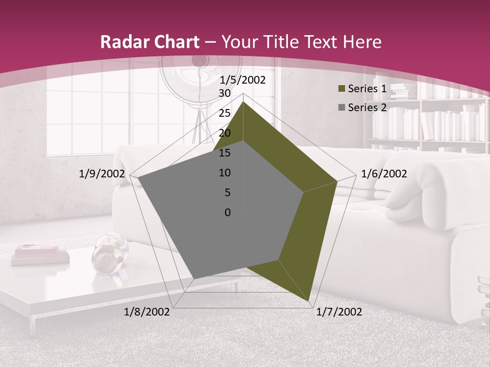 Eleganza Lampada Divano PowerPoint Template