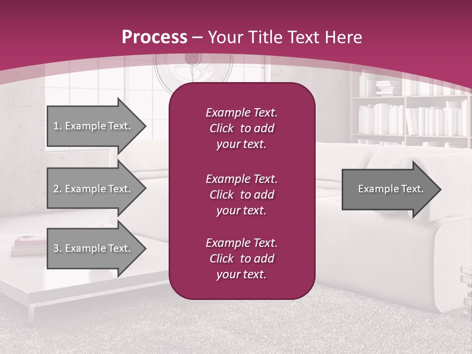 Eleganza Lampada Divano PowerPoint Template