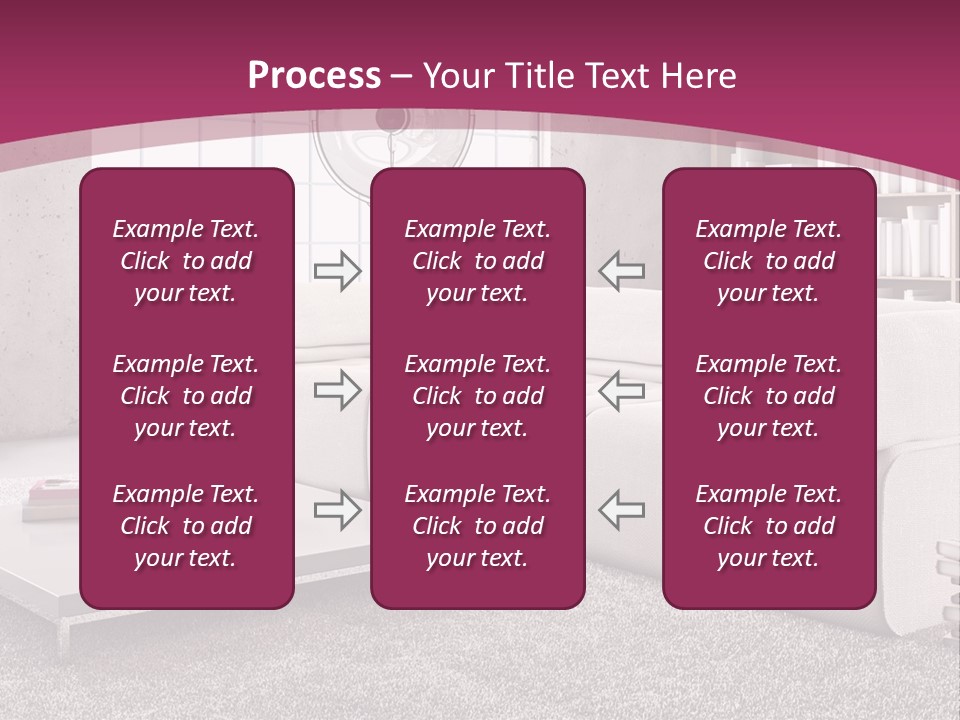 Eleganza Lampada Divano PowerPoint Template