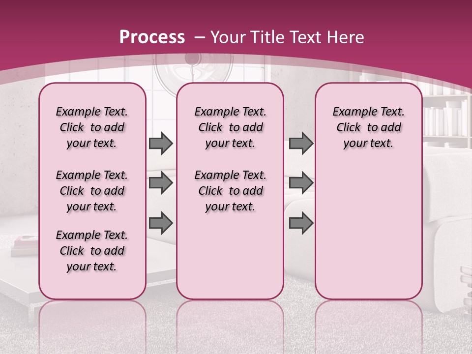 Eleganza Lampada Divano PowerPoint Template
