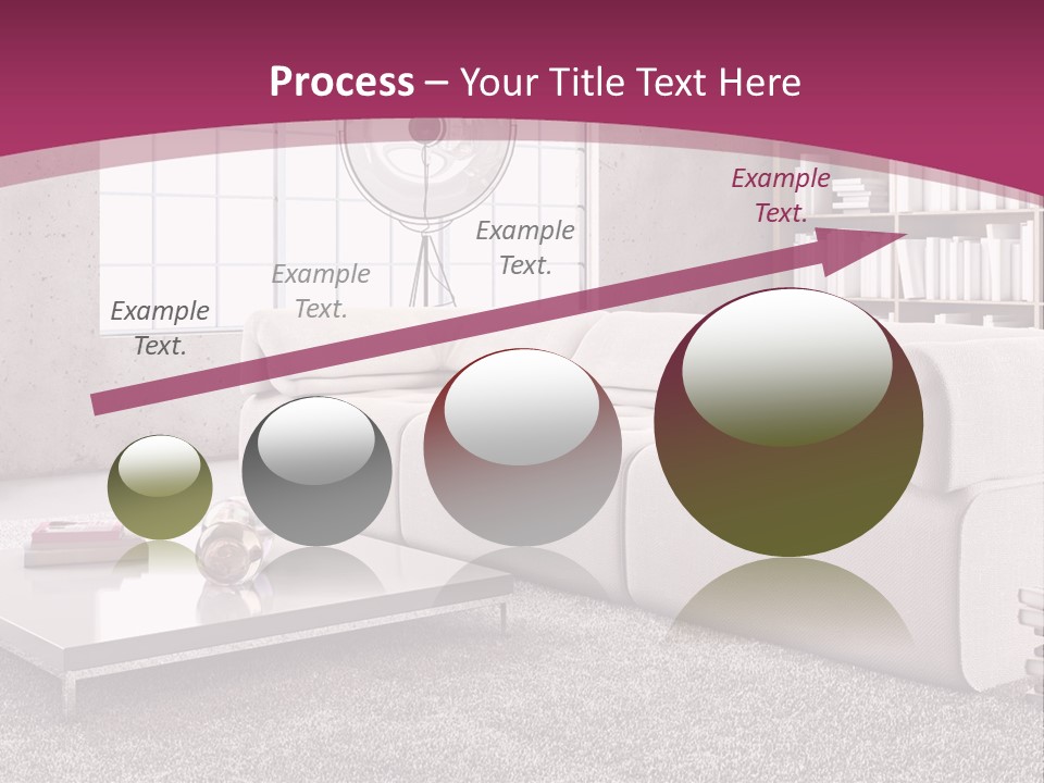 Eleganza Lampada Divano PowerPoint Template