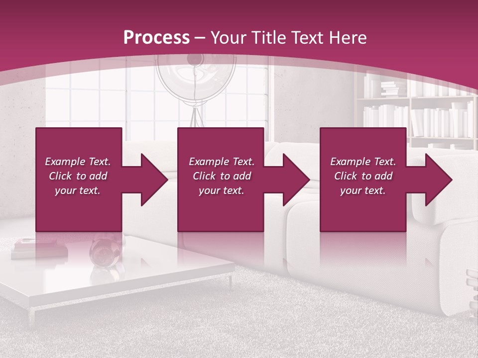 Eleganza Lampada Divano PowerPoint Template