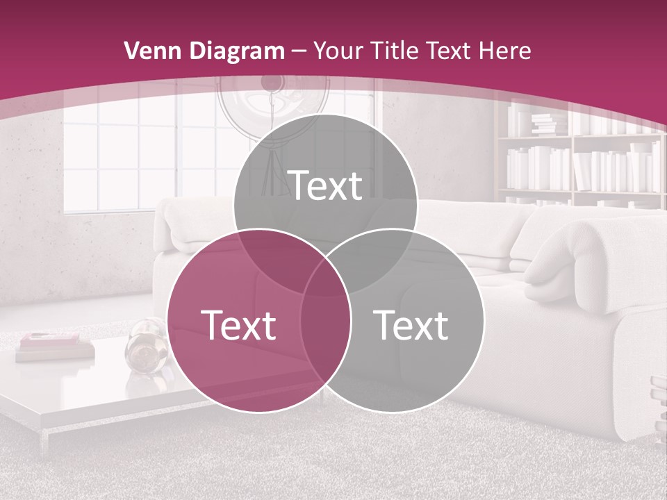 Eleganza Lampada Divano PowerPoint Template