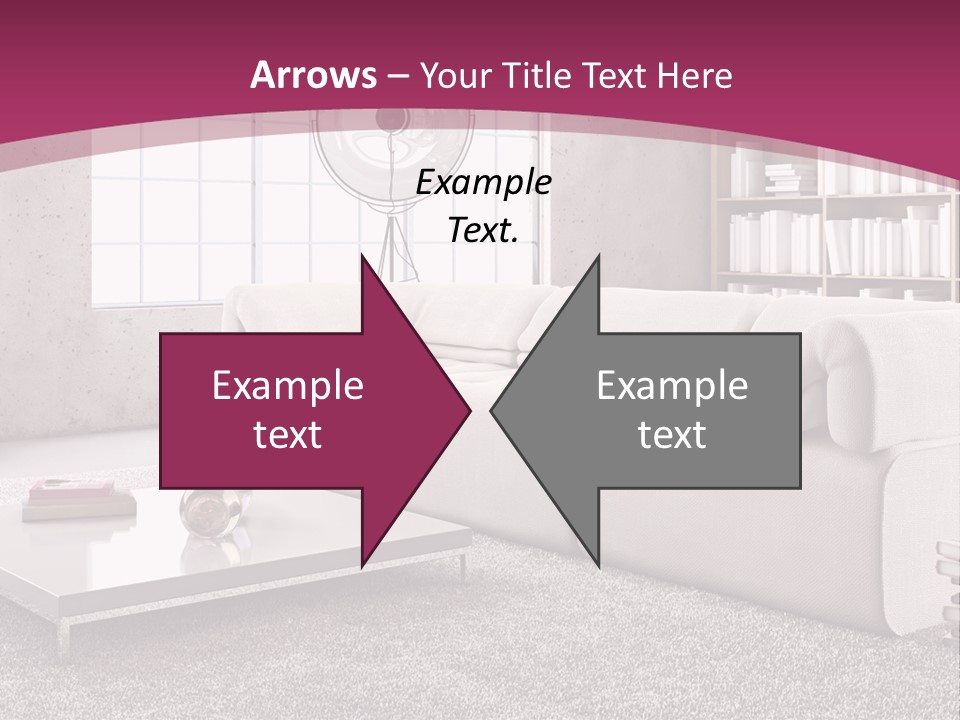 Eleganza Lampada Divano PowerPoint Template
