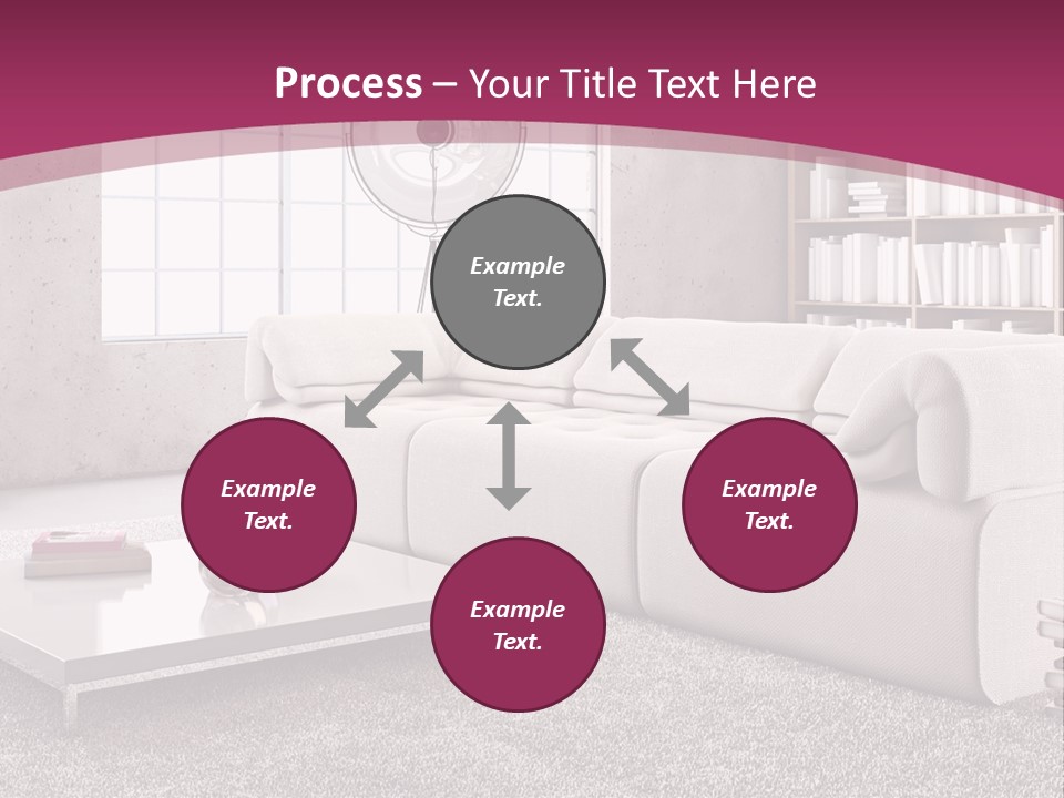 Eleganza Lampada Divano PowerPoint Template