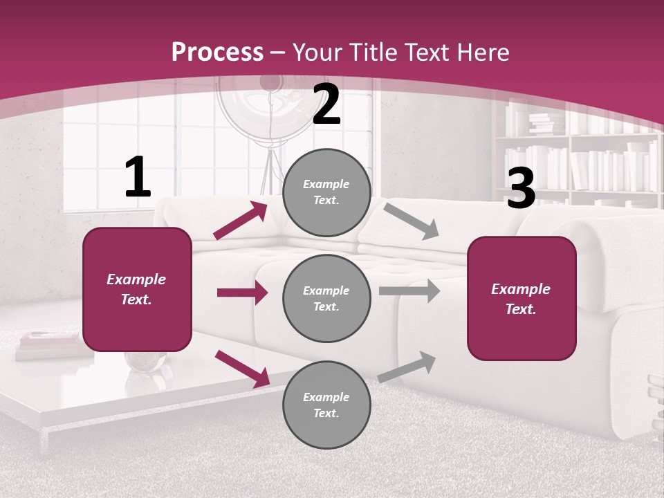 Eleganza Lampada Divano PowerPoint Template