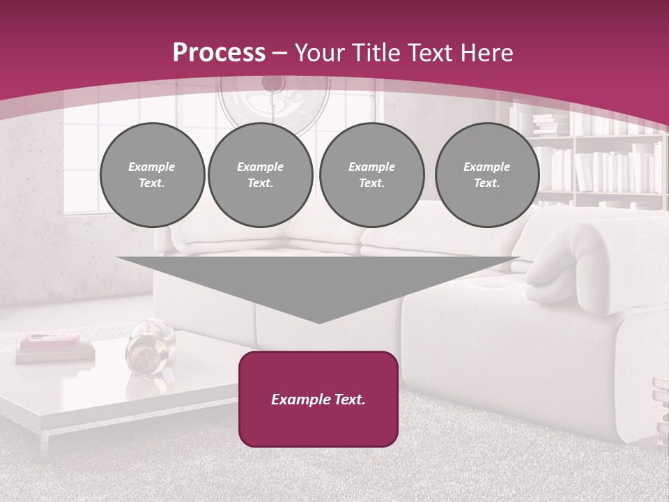 Eleganza Lampada Divano PowerPoint Template