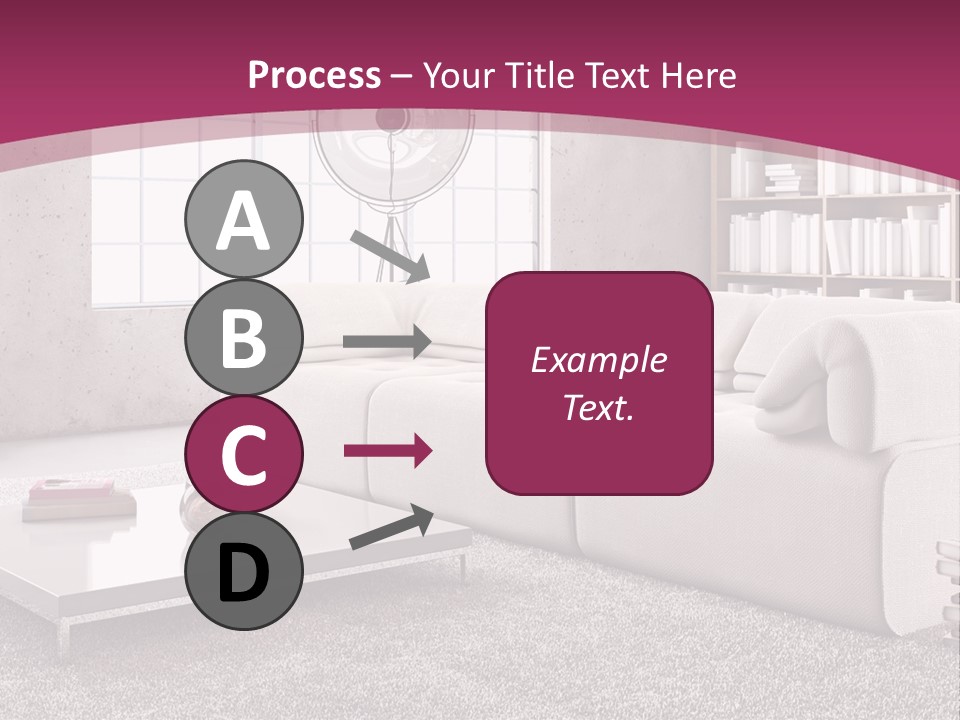 Eleganza Lampada Divano PowerPoint Template