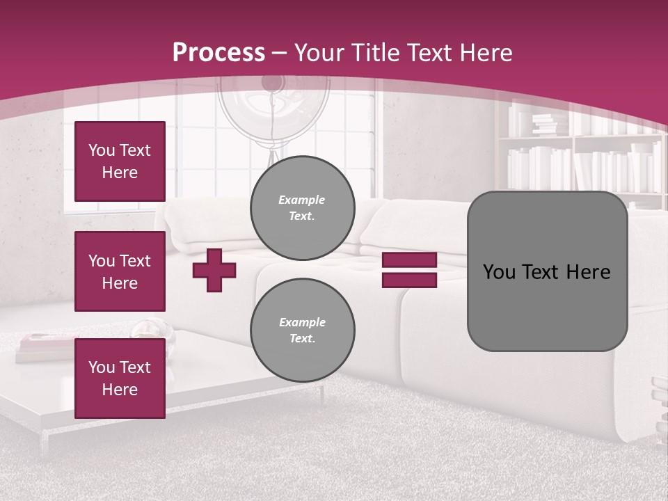 Eleganza Lampada Divano PowerPoint Template