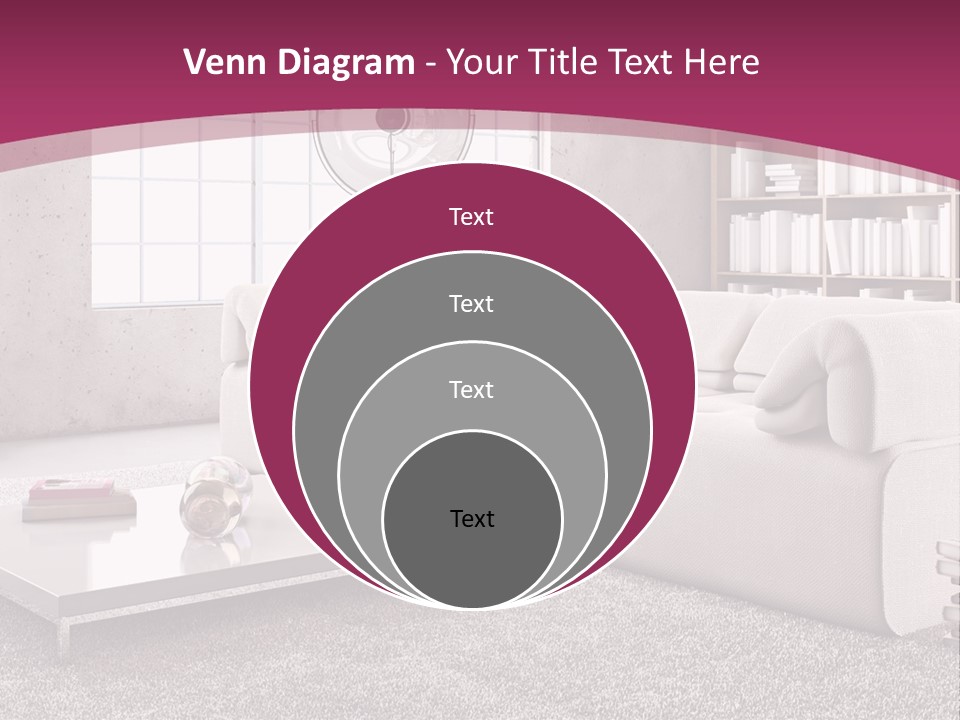Eleganza Lampada Divano PowerPoint Template