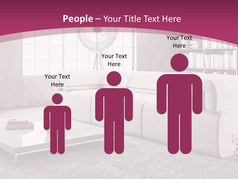 Eleganza Lampada Divano PowerPoint Template