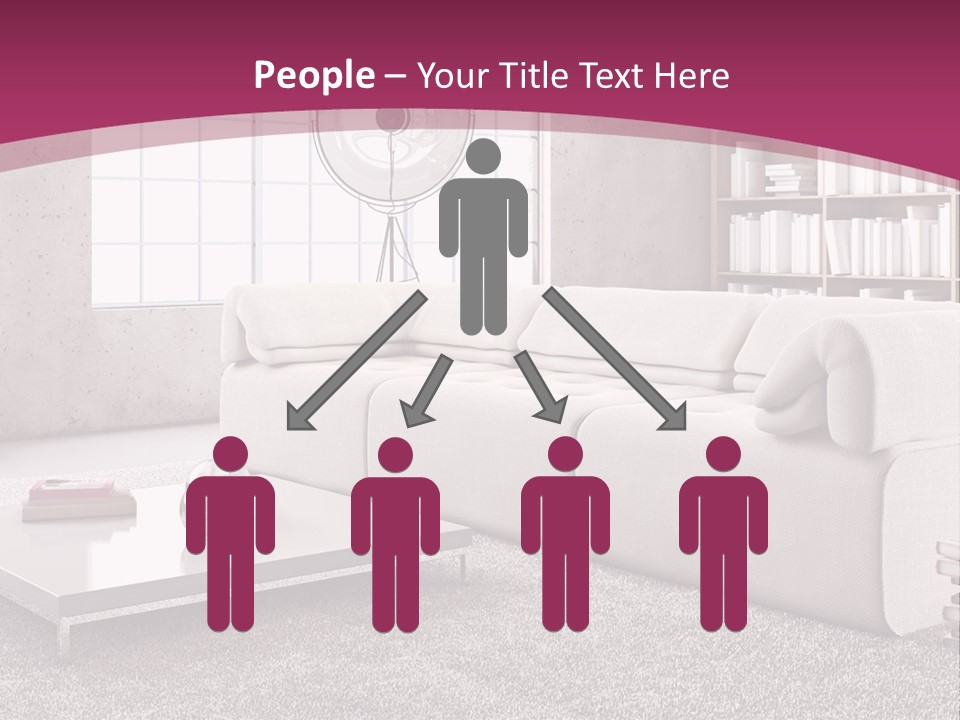 Eleganza Lampada Divano PowerPoint Template