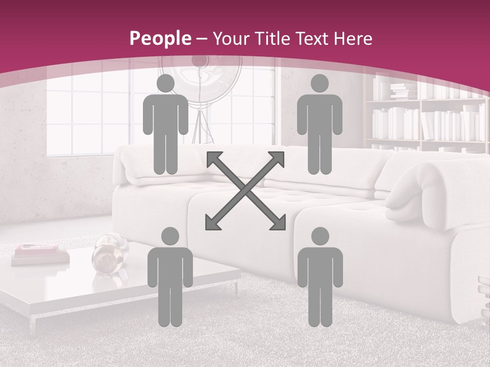 Eleganza Lampada Divano PowerPoint Template