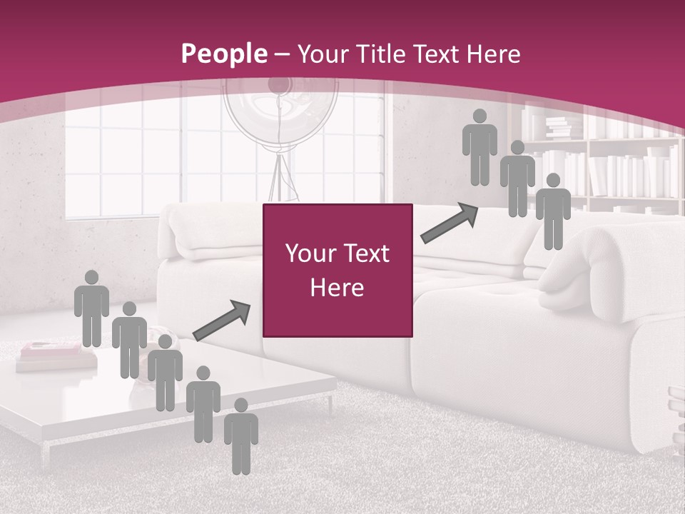 Eleganza Lampada Divano PowerPoint Template