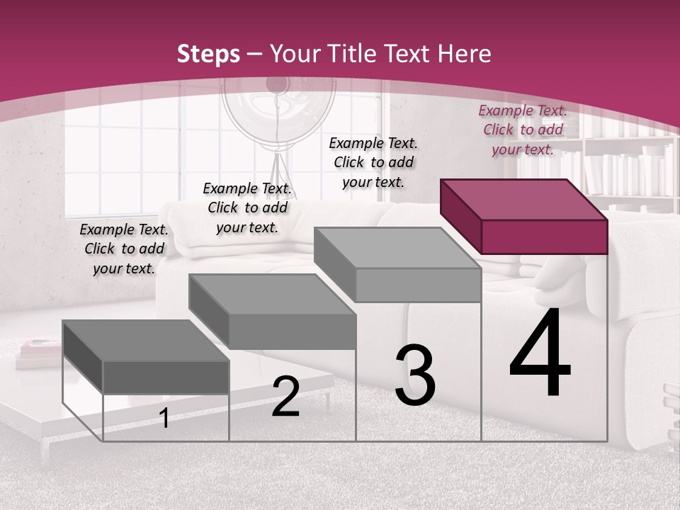 Eleganza Lampada Divano PowerPoint Template