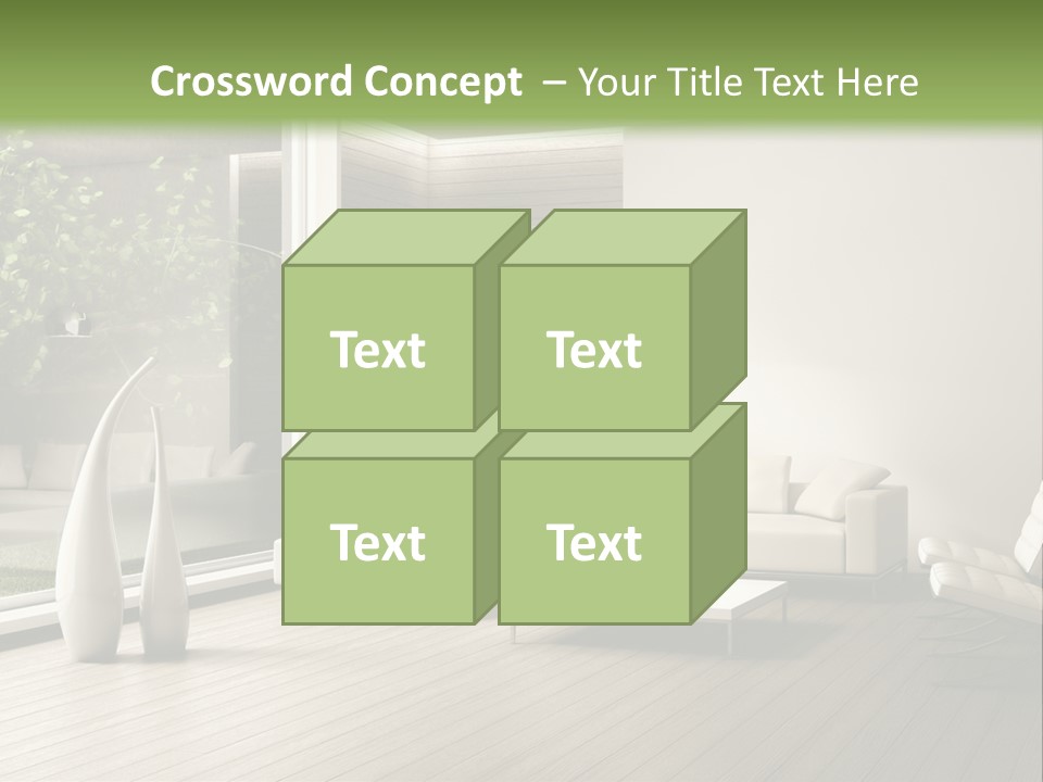 Muro Cuscino Progetto PowerPoint Template