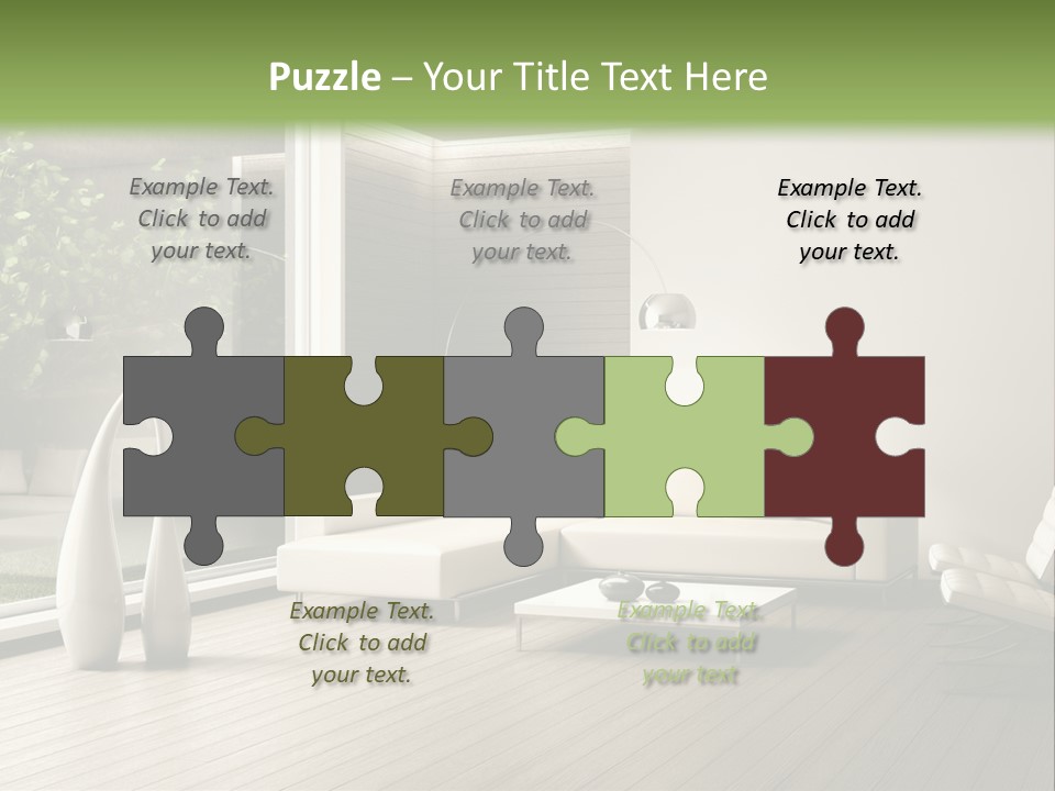 Muro Cuscino Progetto PowerPoint Template