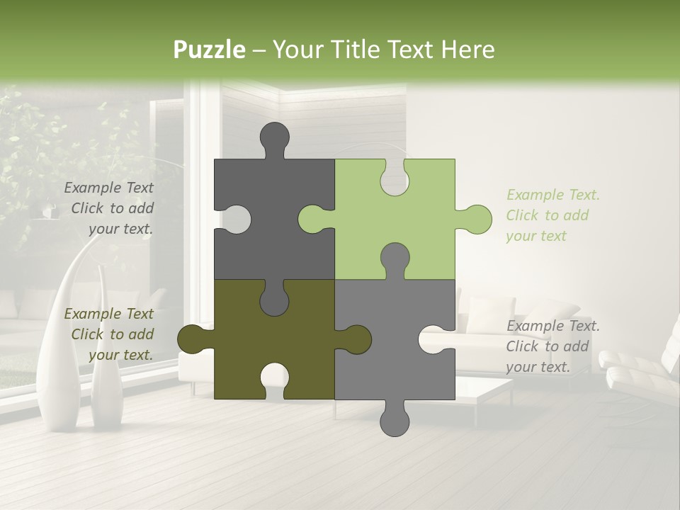 Muro Cuscino Progetto PowerPoint Template
