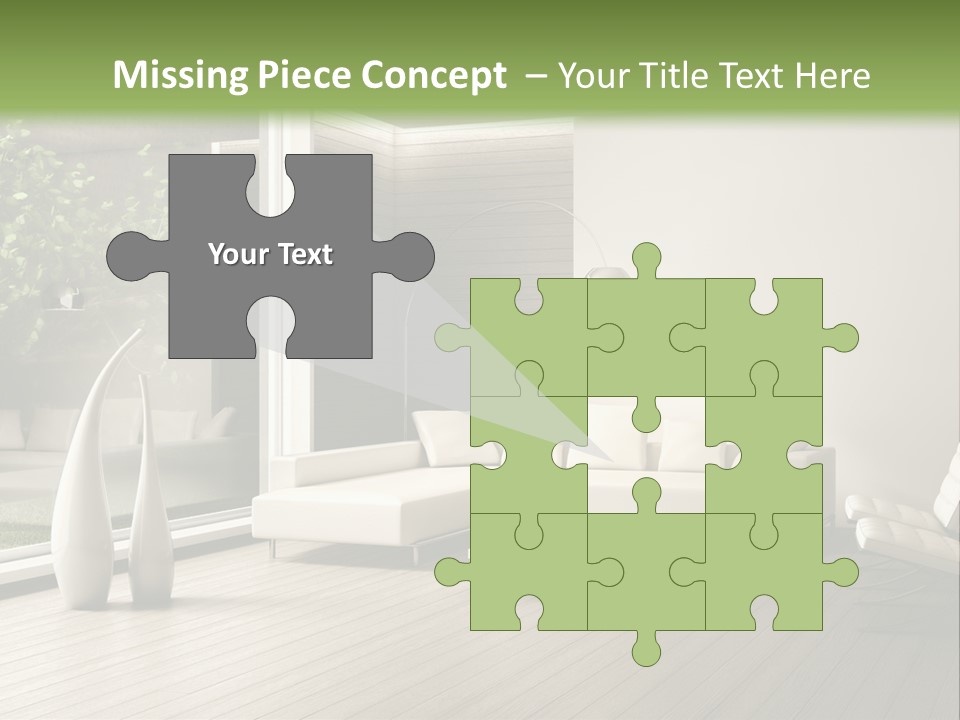 Muro Cuscino Progetto PowerPoint Template