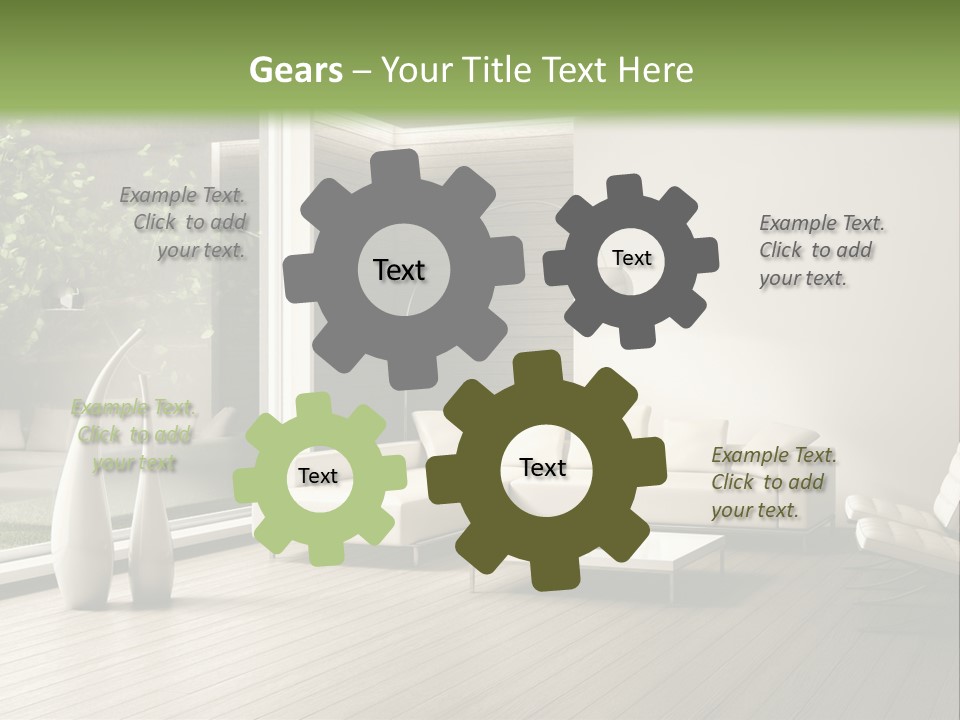 Muro Cuscino Progetto PowerPoint Template