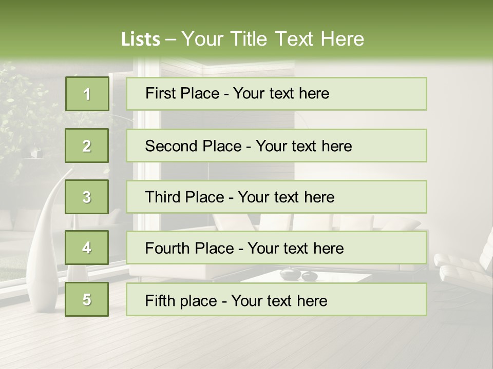 Muro Cuscino Progetto PowerPoint Template