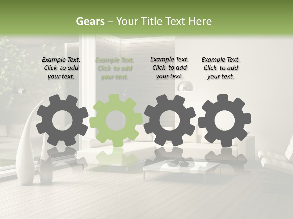 Muro Cuscino Progetto PowerPoint Template