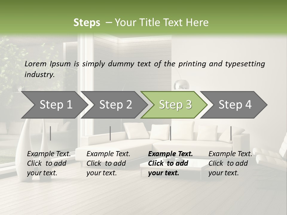 Muro Cuscino Progetto PowerPoint Template