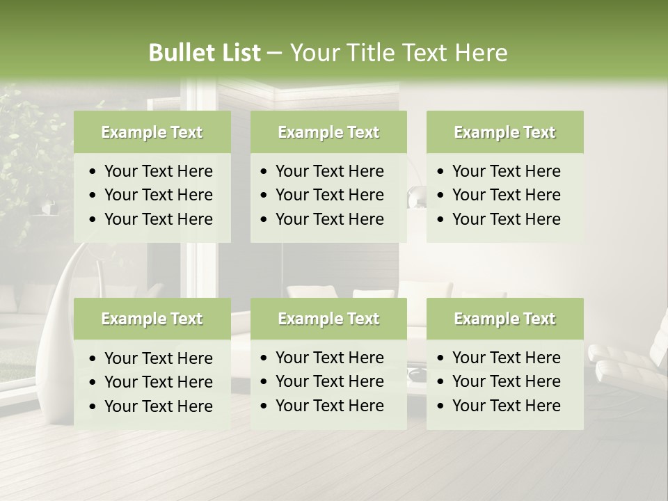 Muro Cuscino Progetto PowerPoint Template