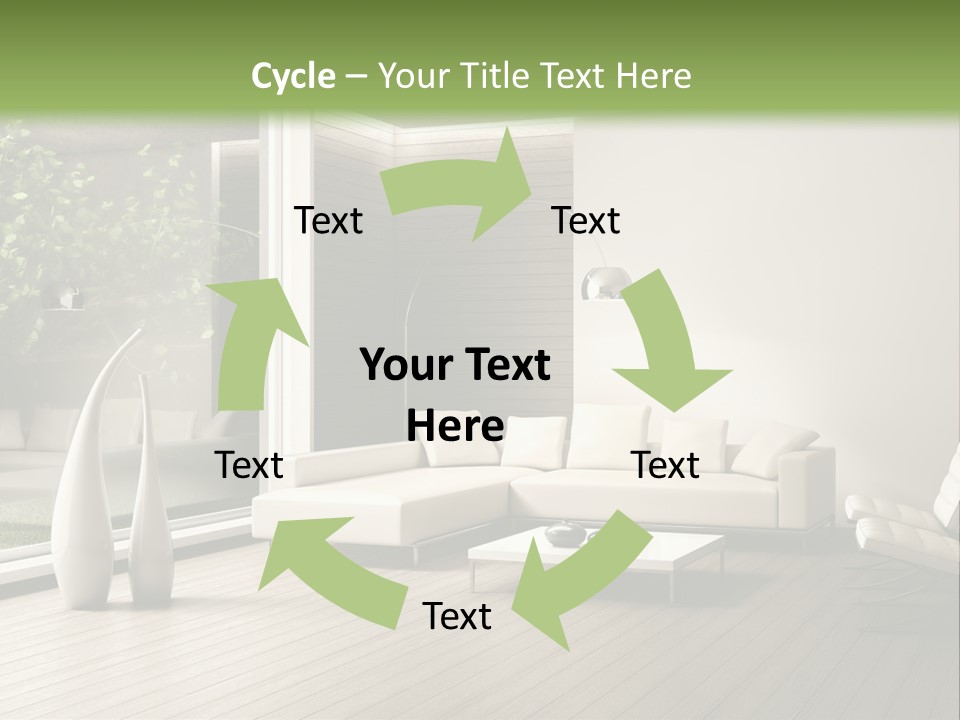 Muro Cuscino Progetto PowerPoint Template