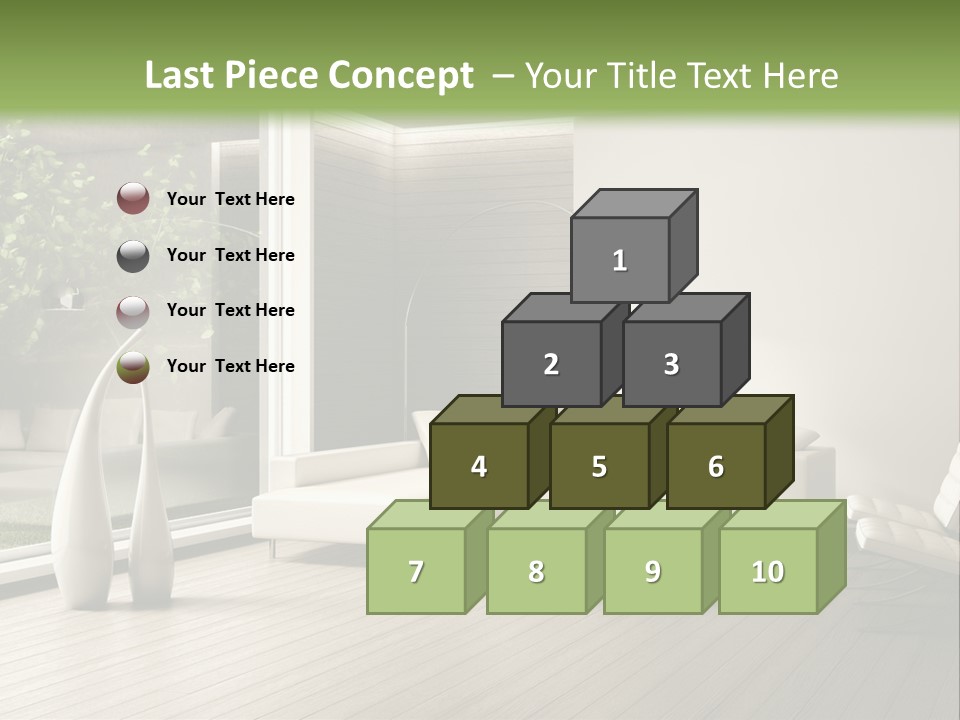 Muro Cuscino Progetto PowerPoint Template