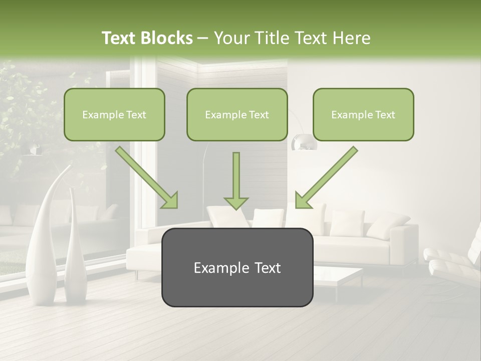Muro Cuscino Progetto PowerPoint Template