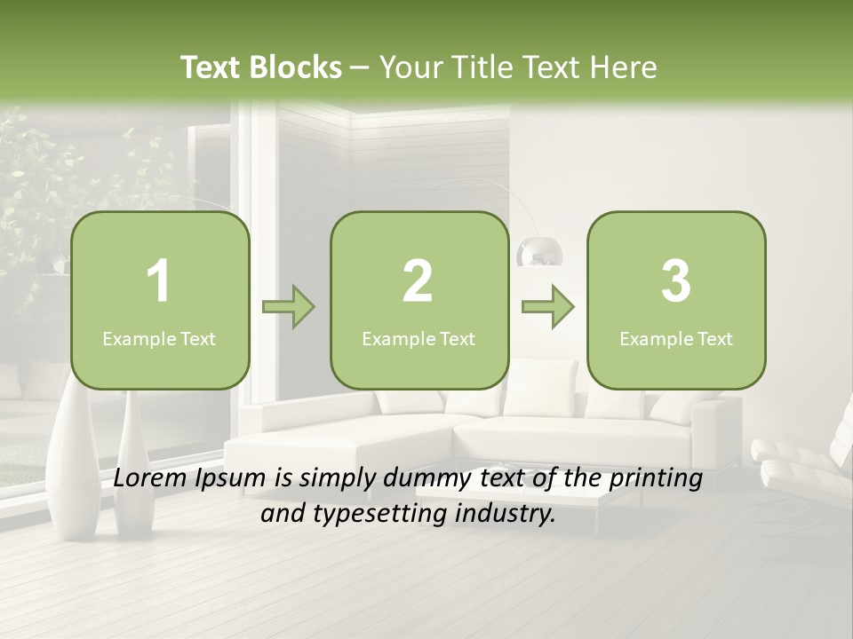 Muro Cuscino Progetto PowerPoint Template