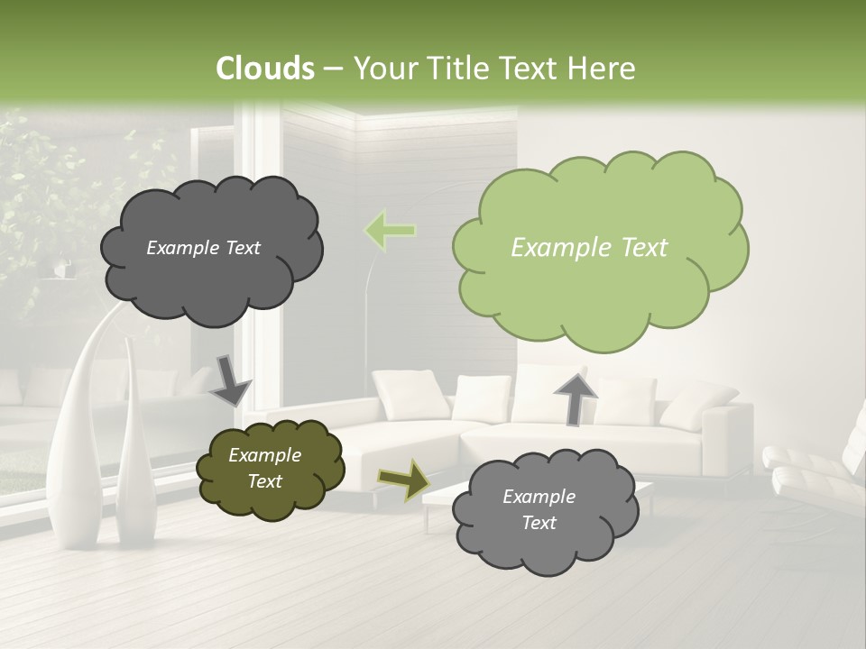 Muro Cuscino Progetto PowerPoint Template