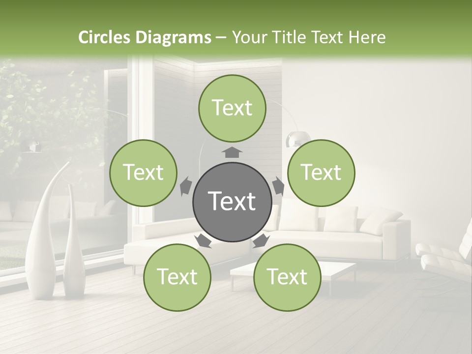 Muro Cuscino Progetto PowerPoint Template