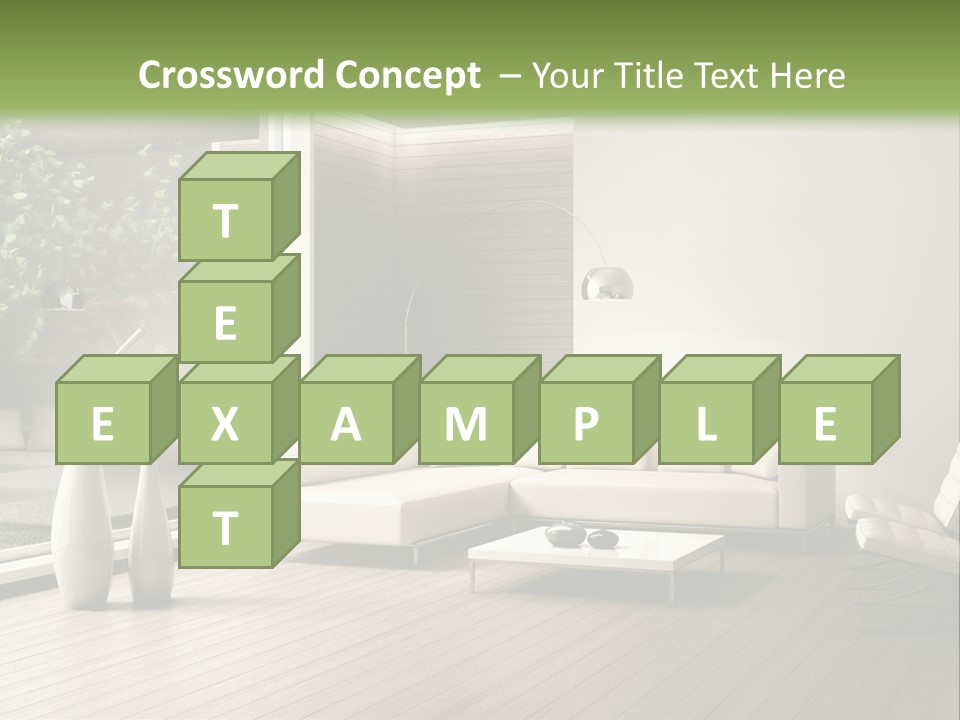 Muro Cuscino Progetto PowerPoint Template