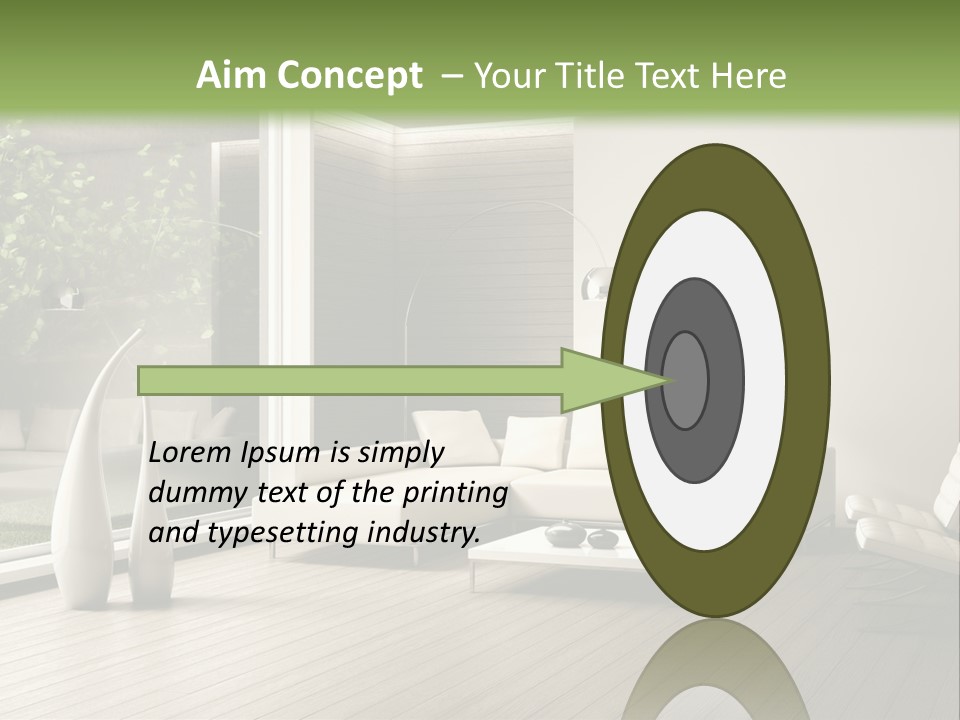 Muro Cuscino Progetto PowerPoint Template