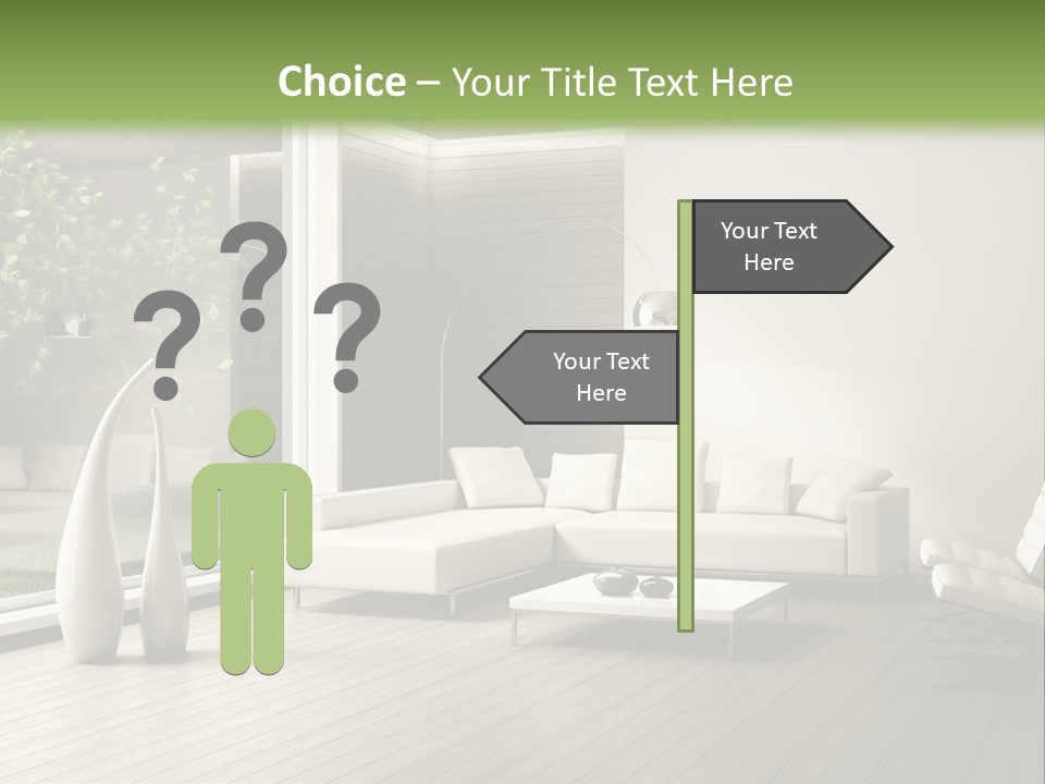 Muro Cuscino Progetto PowerPoint Template