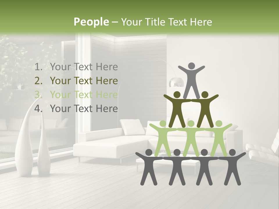 Muro Cuscino Progetto PowerPoint Template