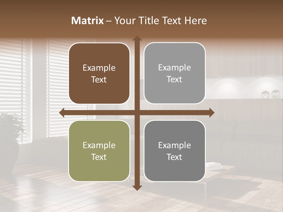 Nuovo Moderna Living Room PowerPoint Template