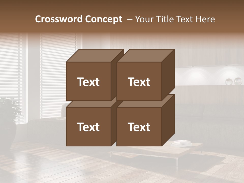Nuovo Moderna Living Room PowerPoint Template