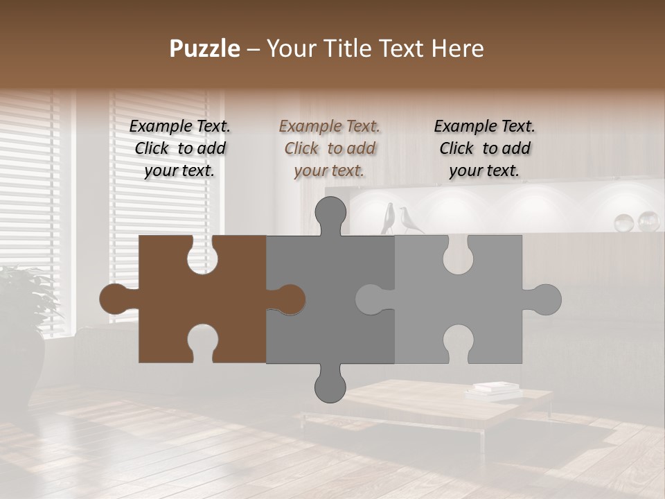 Nuovo Moderna Living Room PowerPoint Template