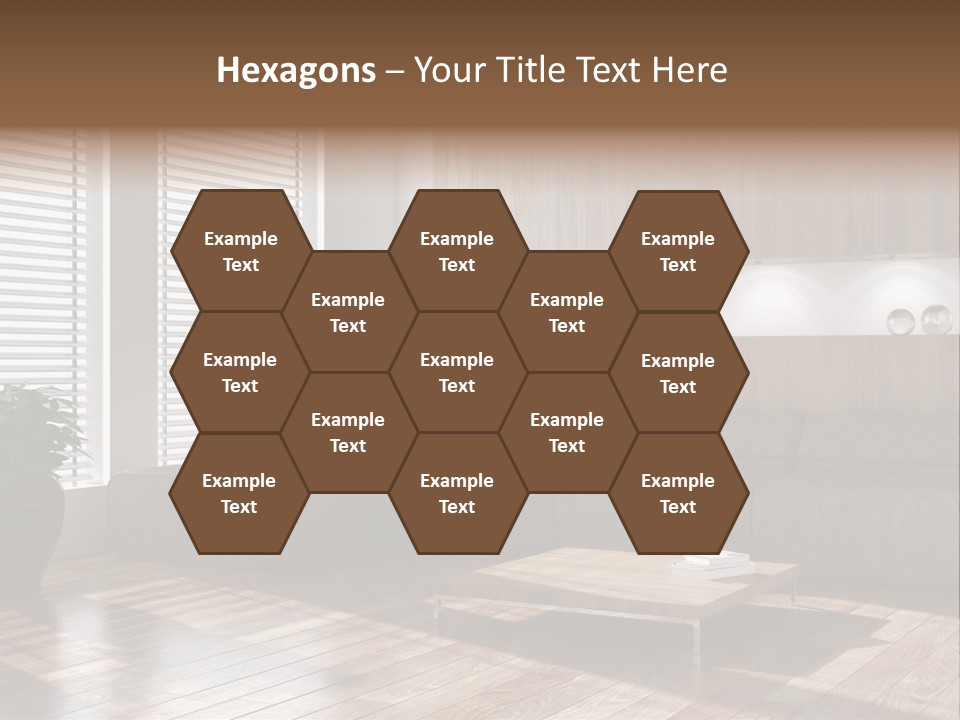 Nuovo Moderna Living Room PowerPoint Template