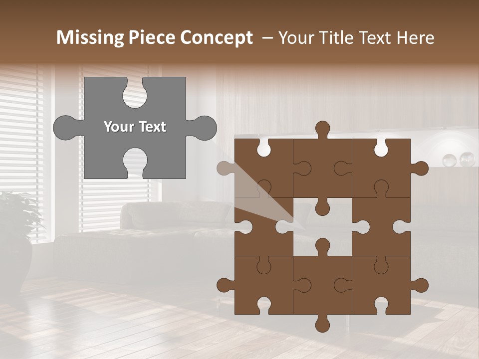 Nuovo Moderna Living Room PowerPoint Template