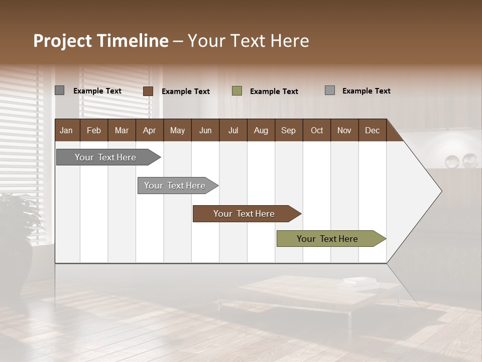 Nuovo Moderna Living Room PowerPoint Template