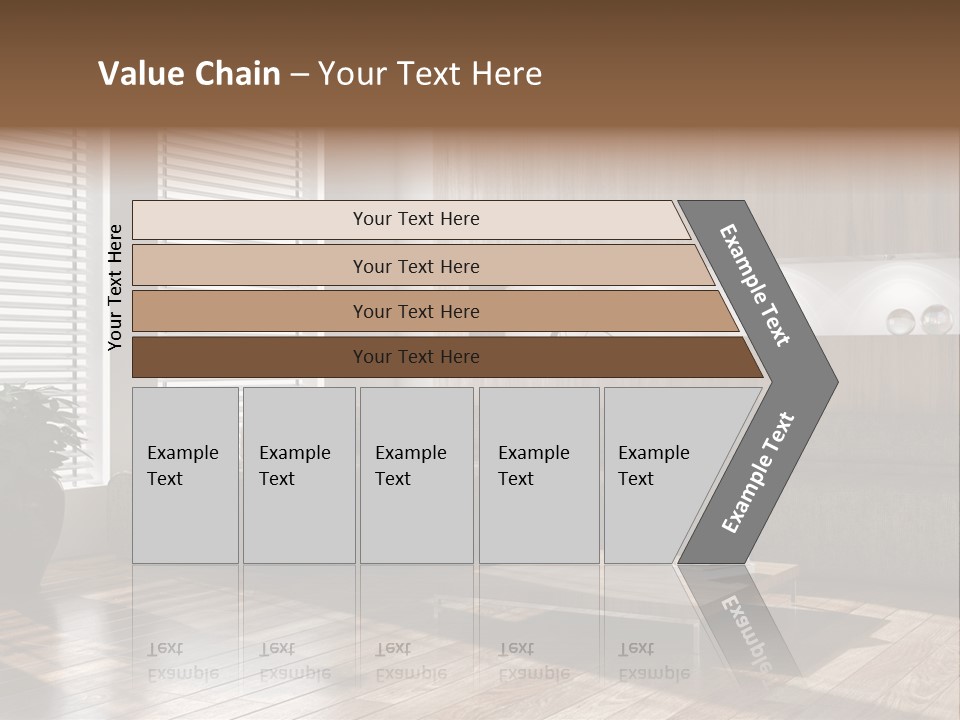 Nuovo Moderna Living Room PowerPoint Template