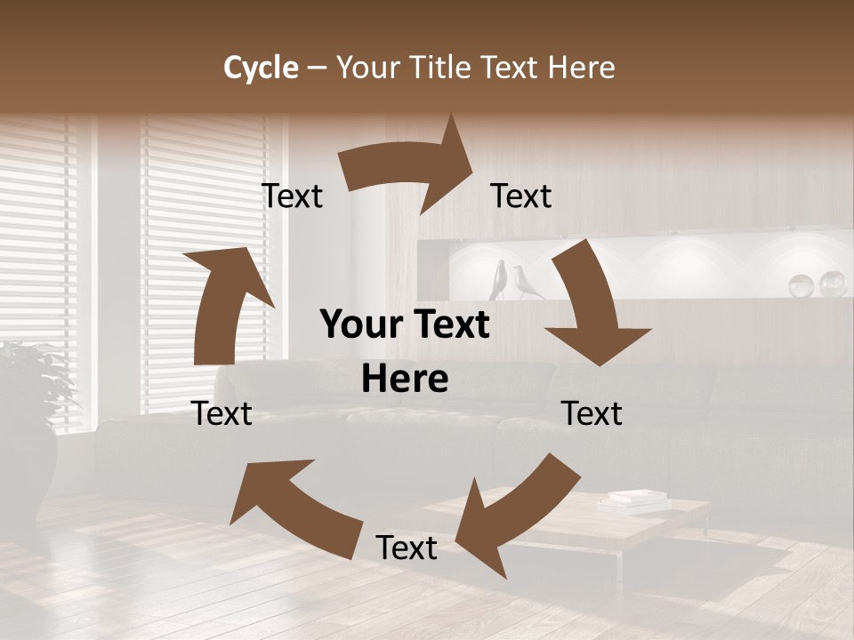 Nuovo Moderna Living Room PowerPoint Template