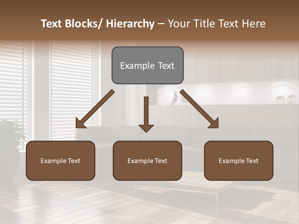 Nuovo Moderna Living Room PowerPoint Template