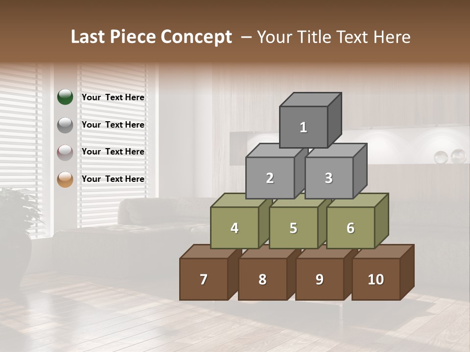 Nuovo Moderna Living Room PowerPoint Template